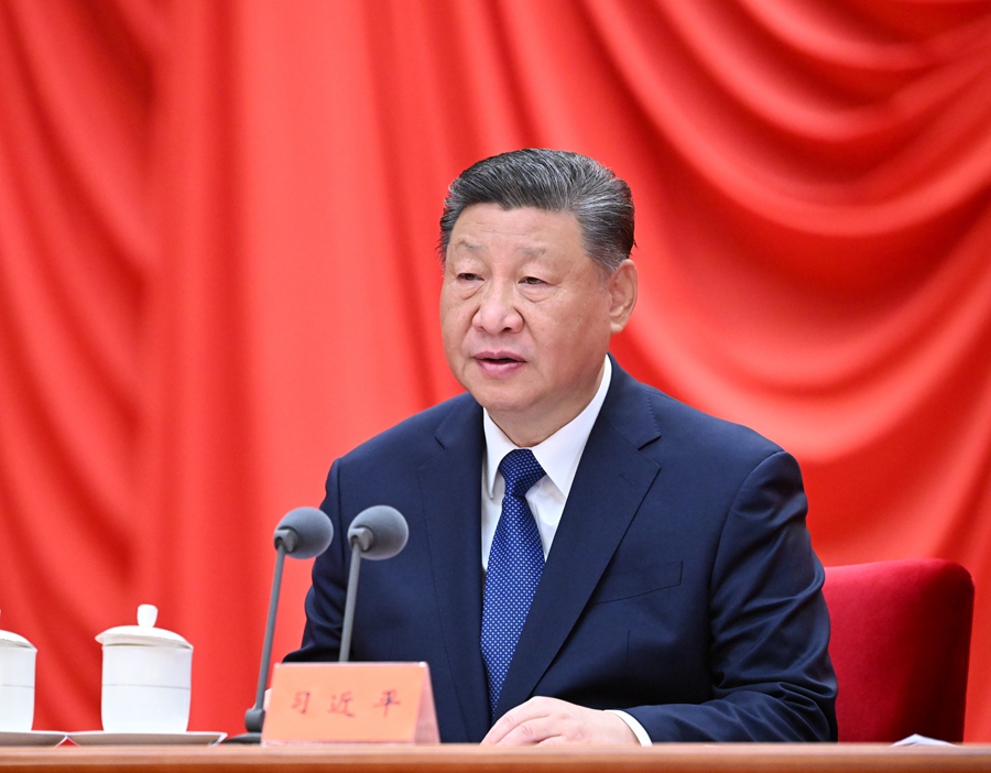 ??1月6日，中共中央總書記、國家主席、中央軍委主席習近平在中國共產(chǎn)黨第二十屆中央紀律檢查委員會第四次全體會議上發(fā)表重要講話。